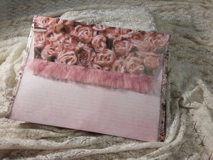 Decorated File Folder Envelope in Pink