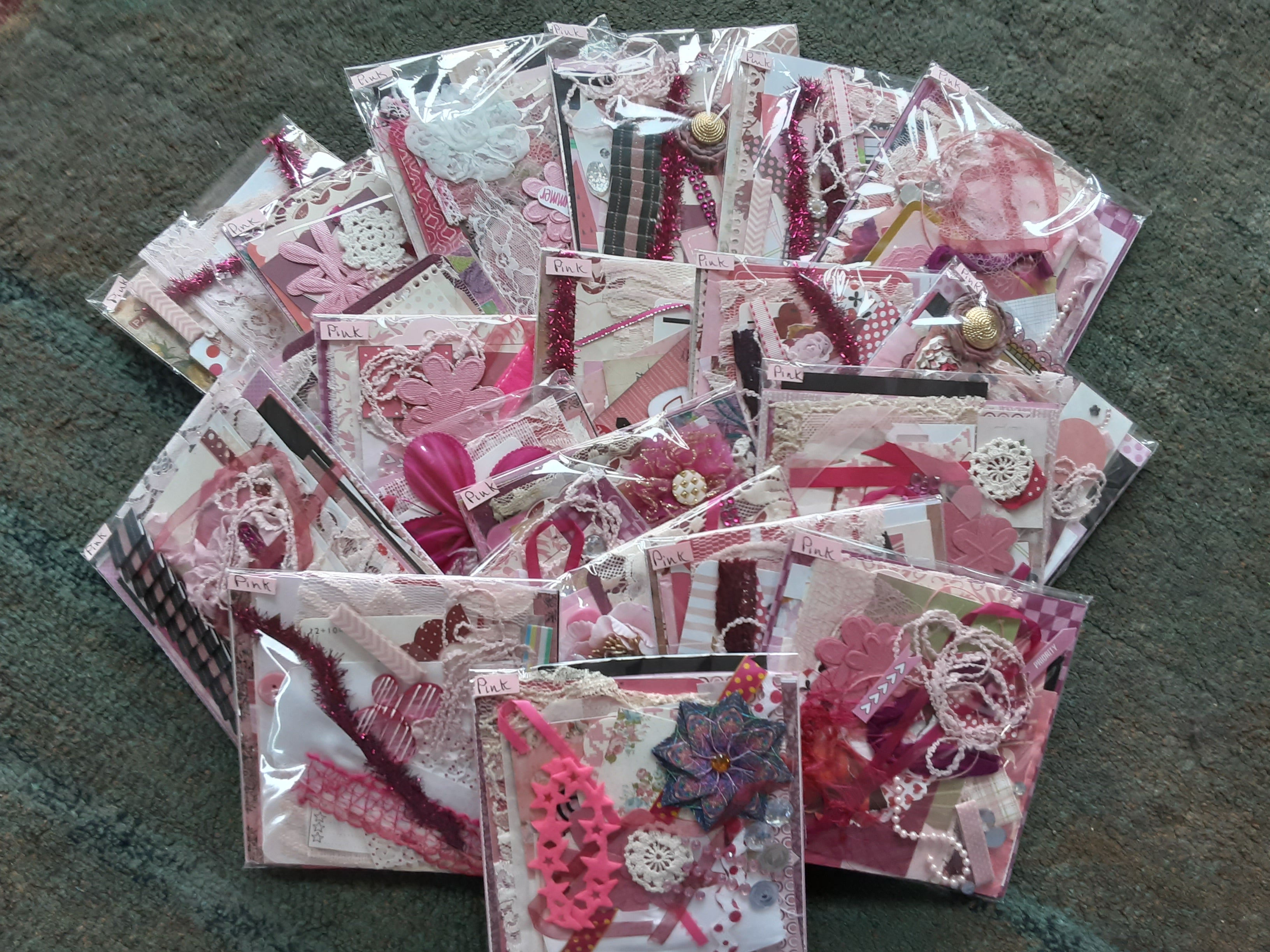 "Baubles and Bits" Kits--Pink