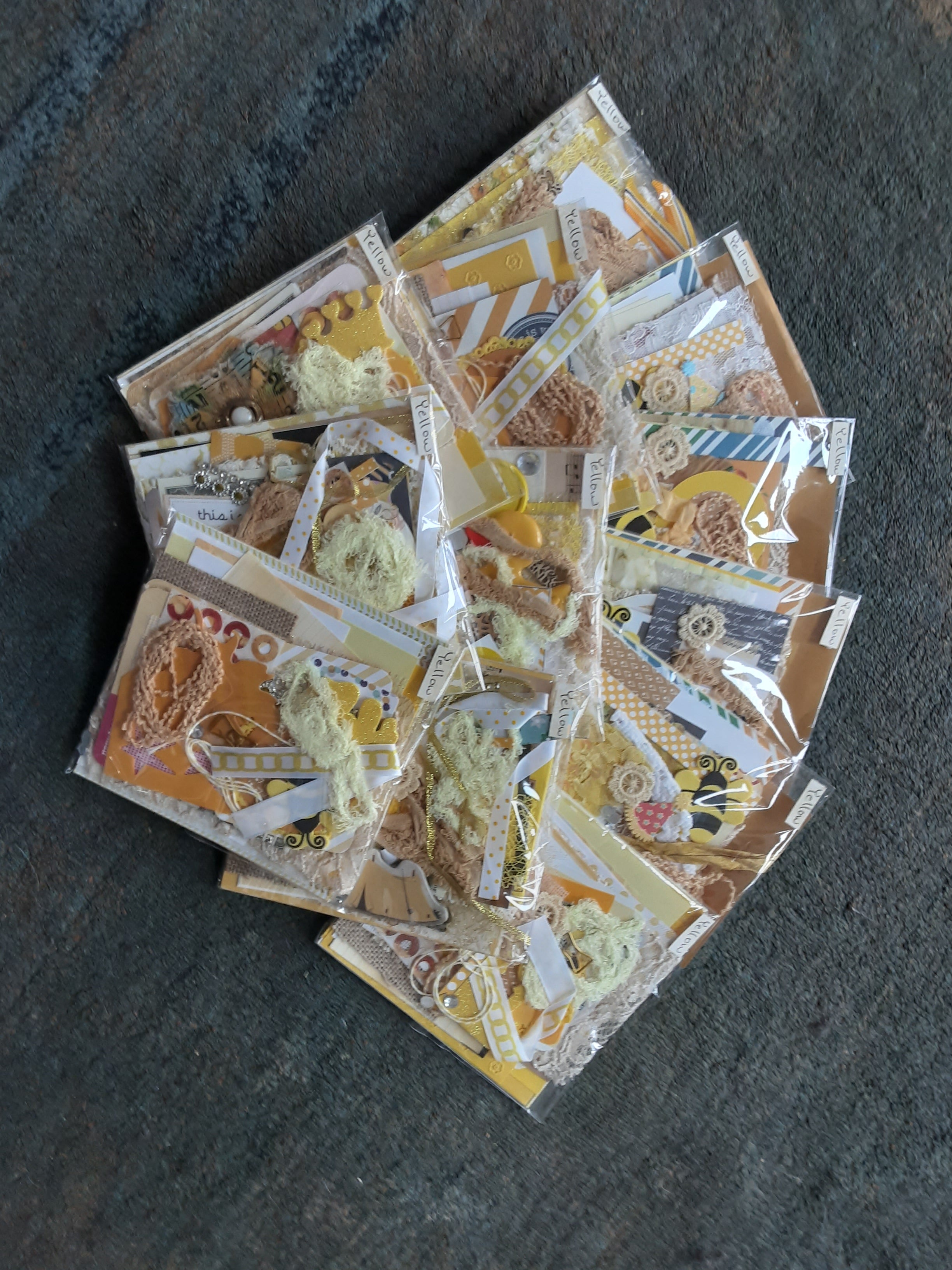 "Baubles and Bits" Kits--Yellow