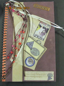 Purple and Peach "Adventure" Spiral Journal