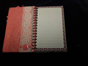 Pretty in Pink Spiral Journal