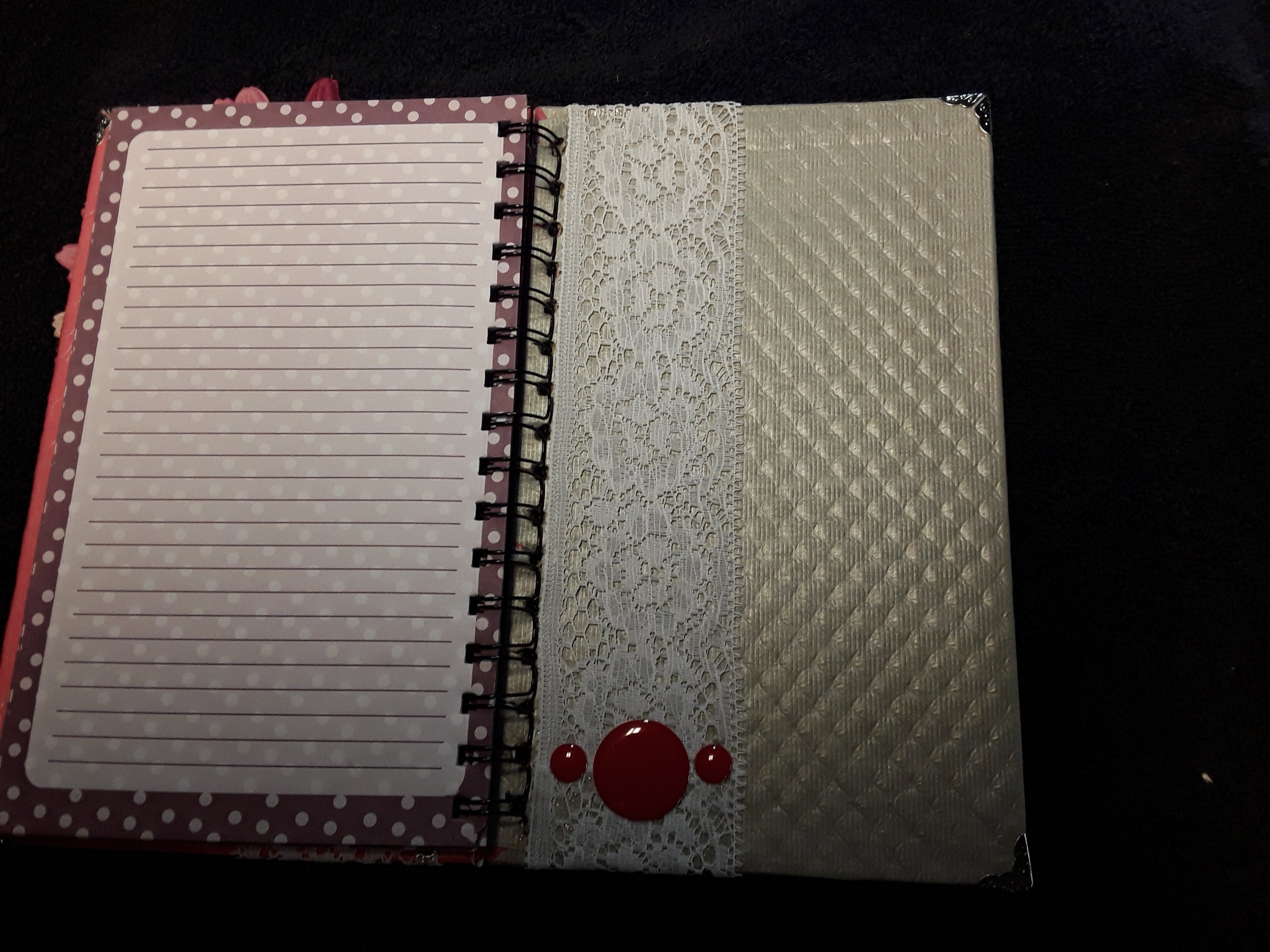 Pretty in Pink Spiral Journal