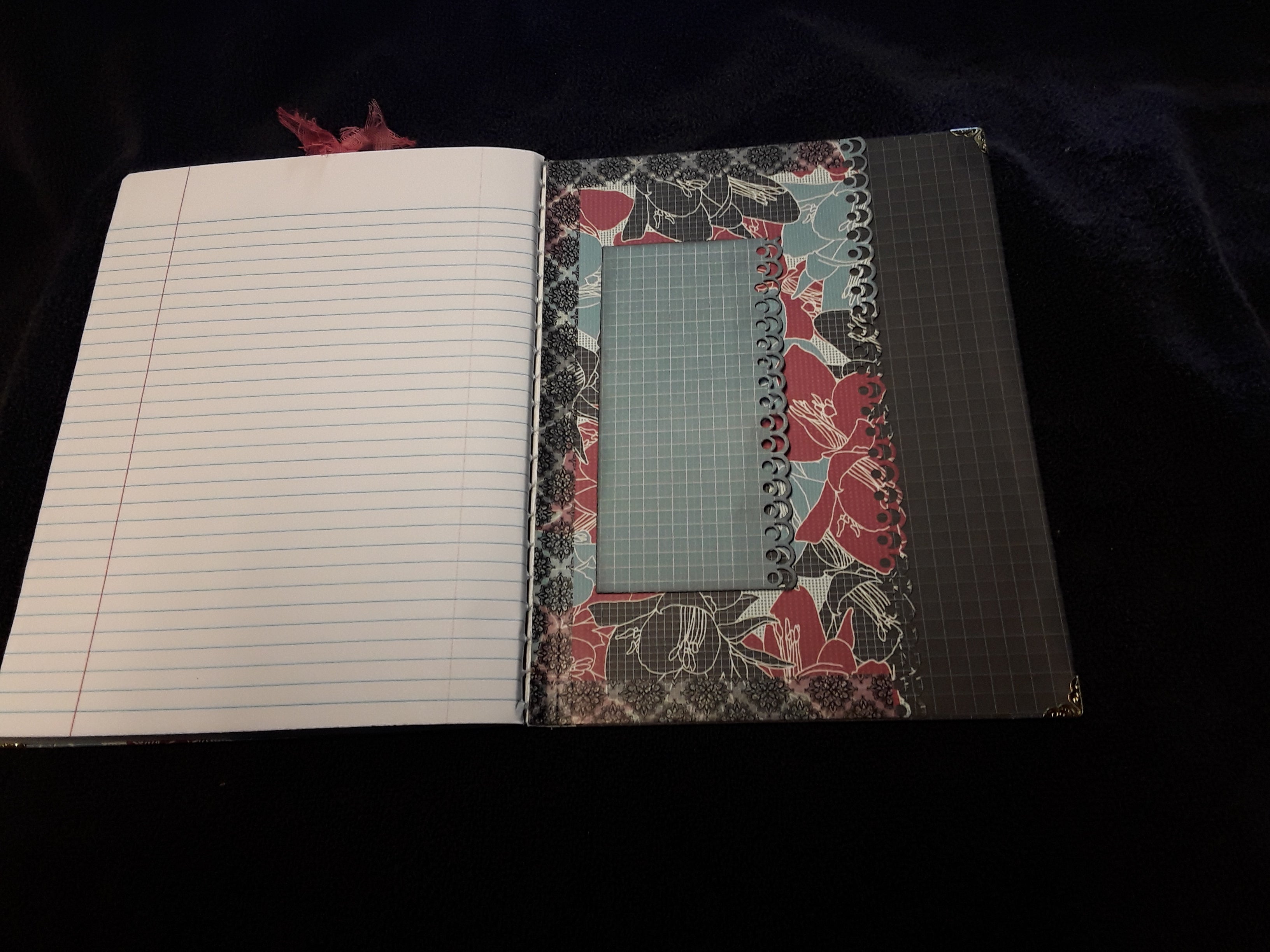 Red and Teal Journal