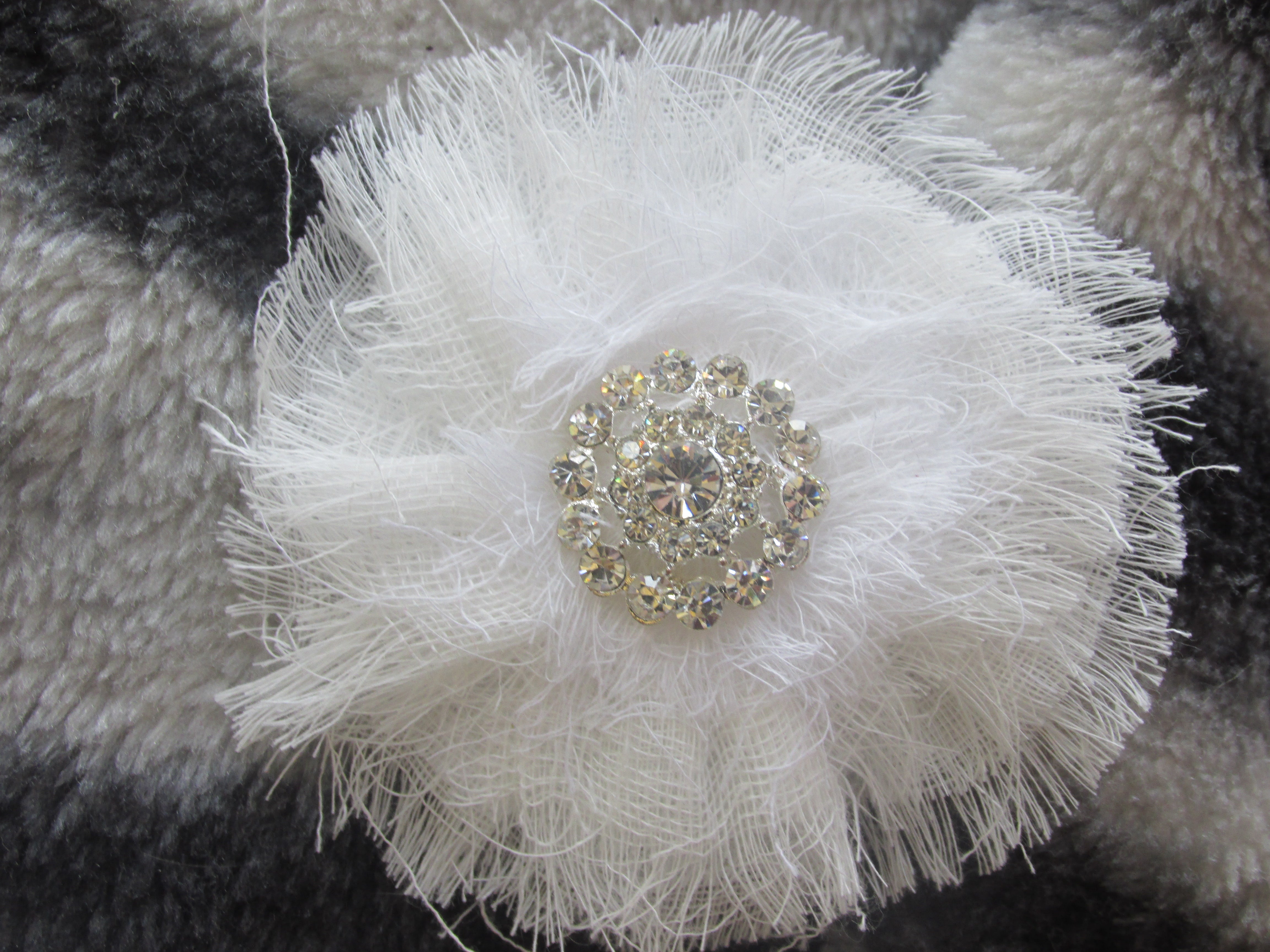 Shabby Chic Cheesecloth Flower
