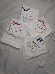 Hand Embroidered Tea Towels