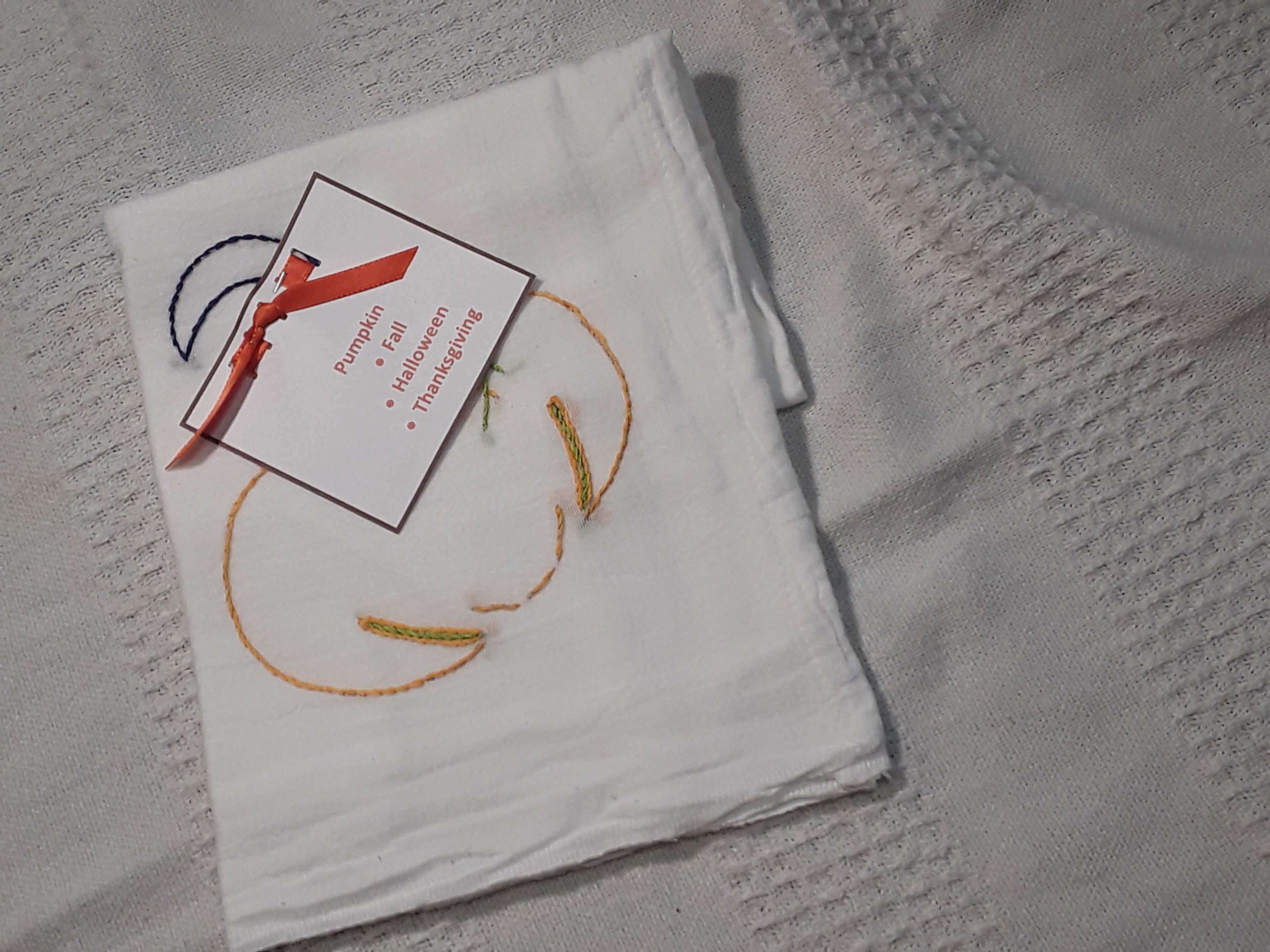 Hand Embroidered Tea Towels