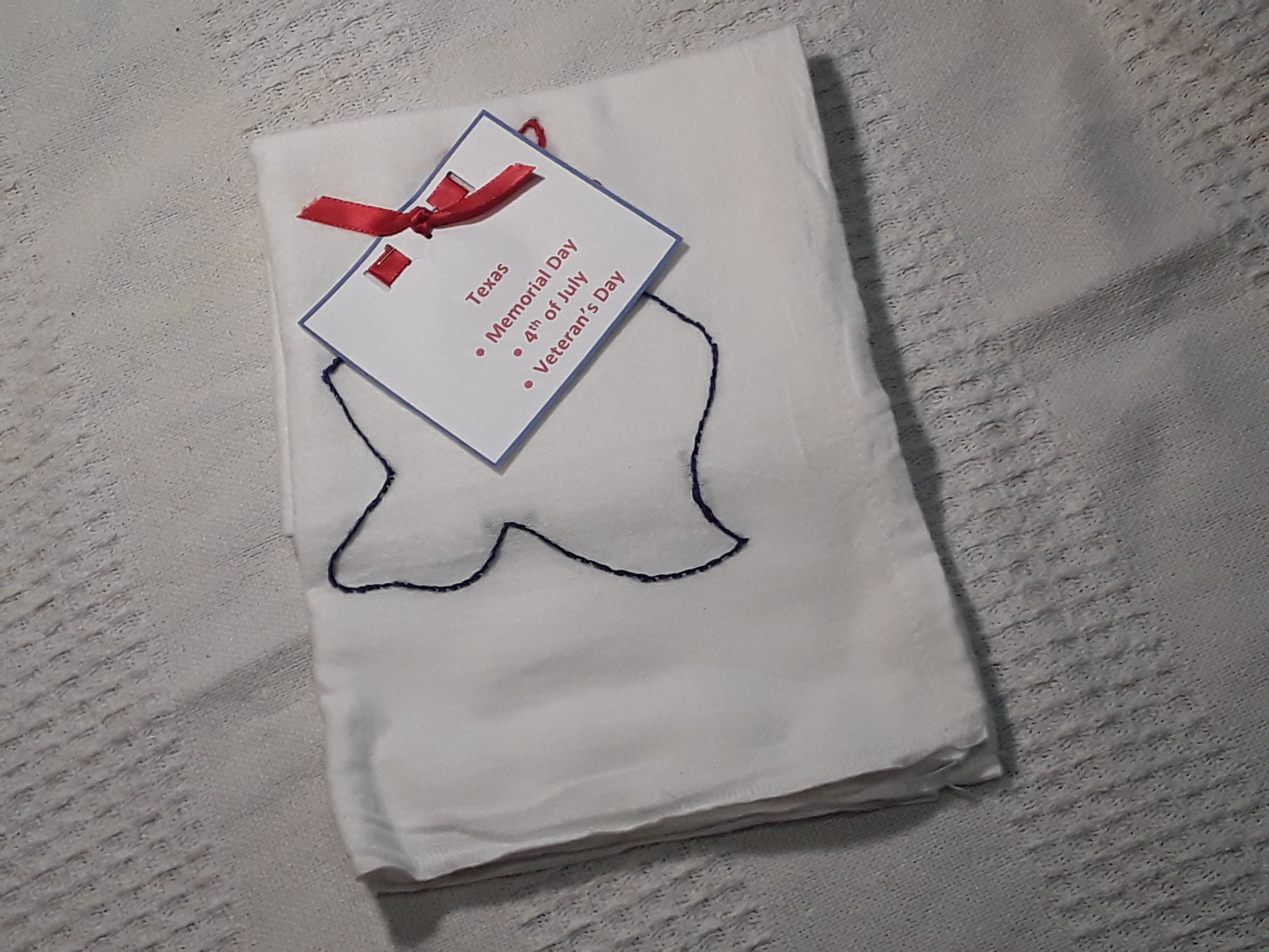 Hand Embroidered Tea Towels