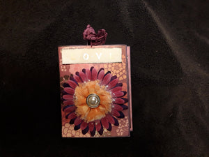 Love File Folder Journal in Purple, Pink, and Orange