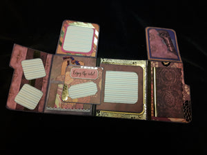 Love File Folder Journal in Purple, Pink, and Orange