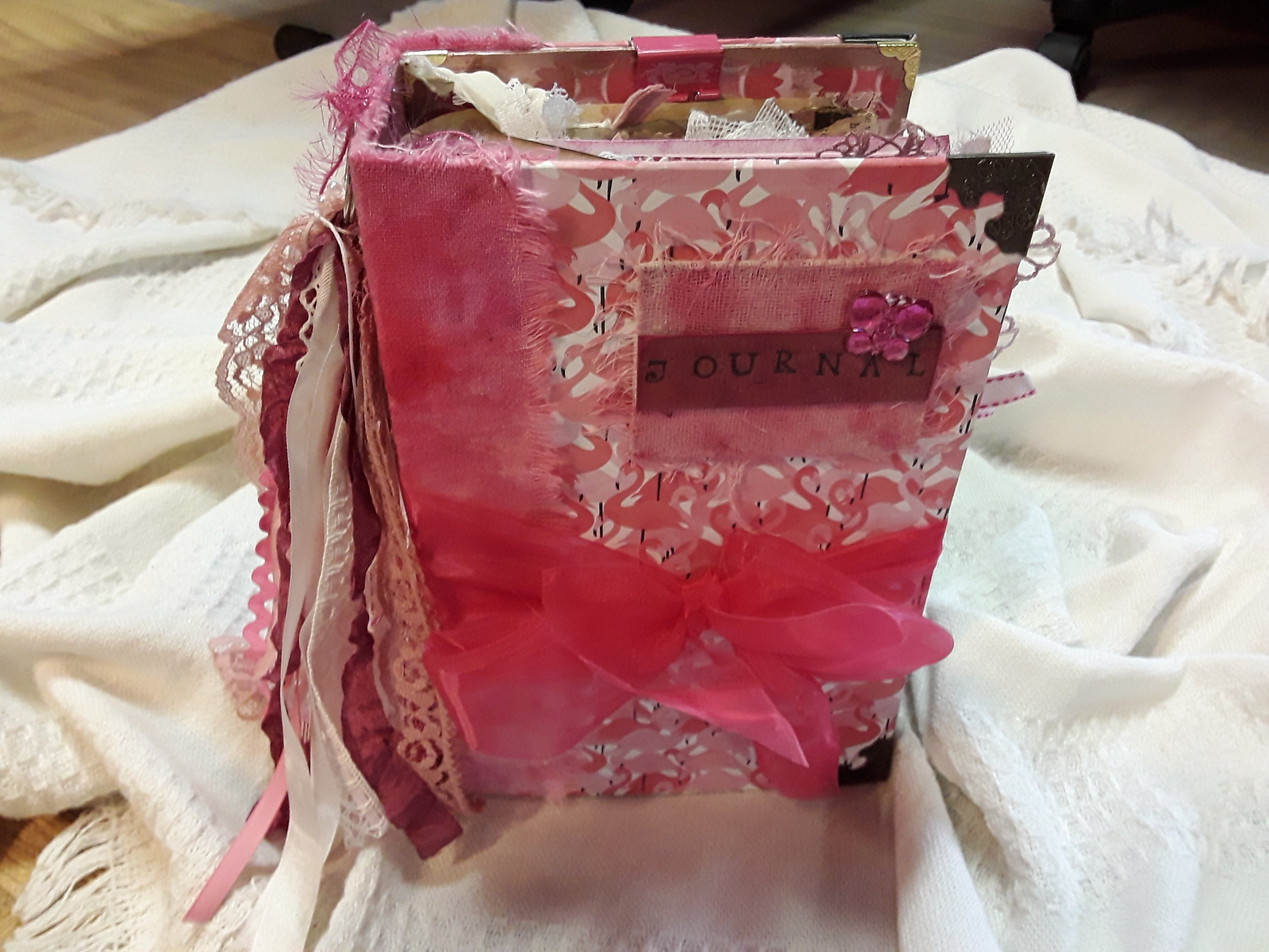 Pink Flamingos Junk Journal
