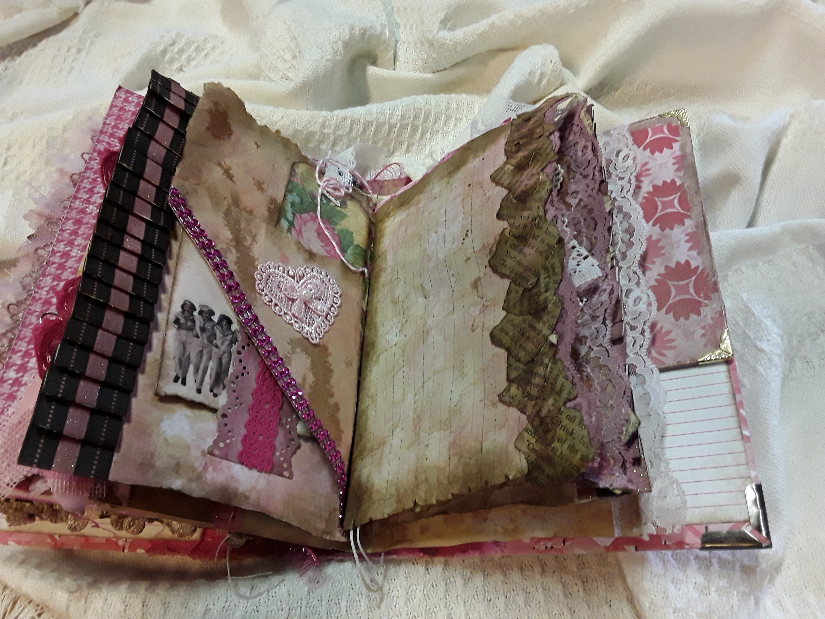 Pink Flamingos Junk Journal