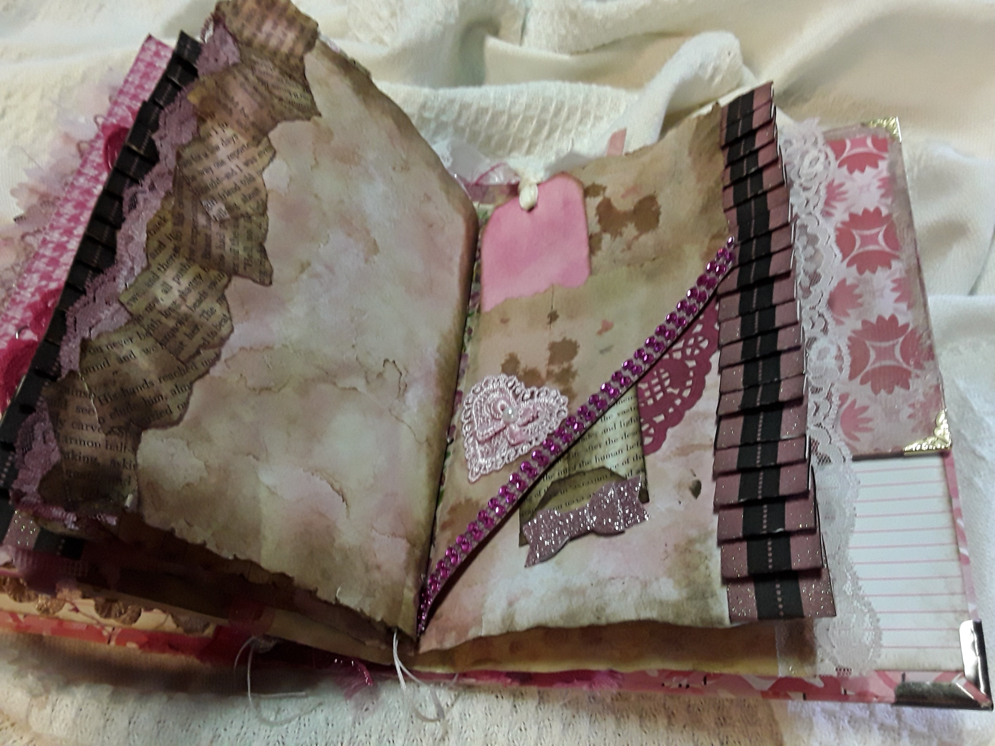 Pink Flamingos Junk Journal