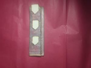 Book Page Stacked Pocket-Purple with Squiggle Washi Tape