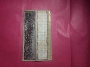 Book Page Stacked Pocket-Green with Green Heart Washi Tape