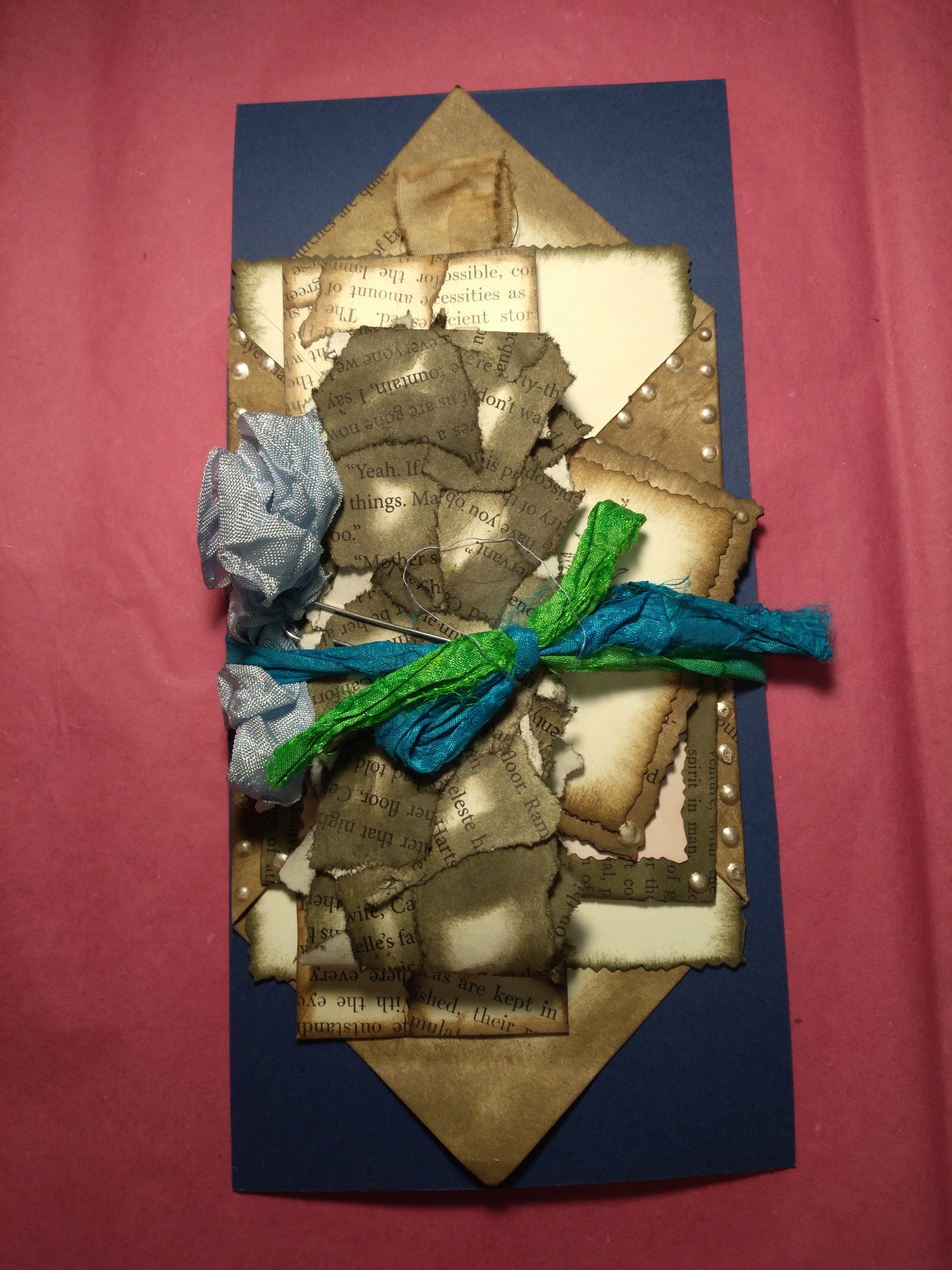 8 Piece Book Page Junk Journal Embellishment Set