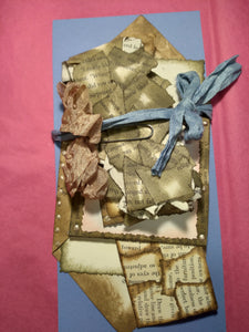 8 Piece Book Page junk Journal Embellishment Set