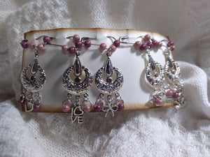Light Bulb Junk Journal Dangle Set--"Love"