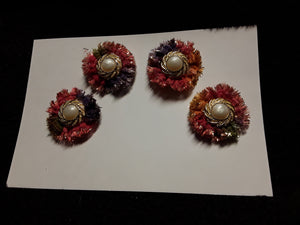 Cute Colorful Button Flowers