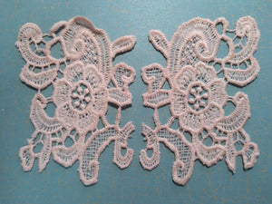 2-Piece Lace Applique in Light Peach-2