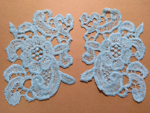 2-Piece Lace Applique in Teal-4