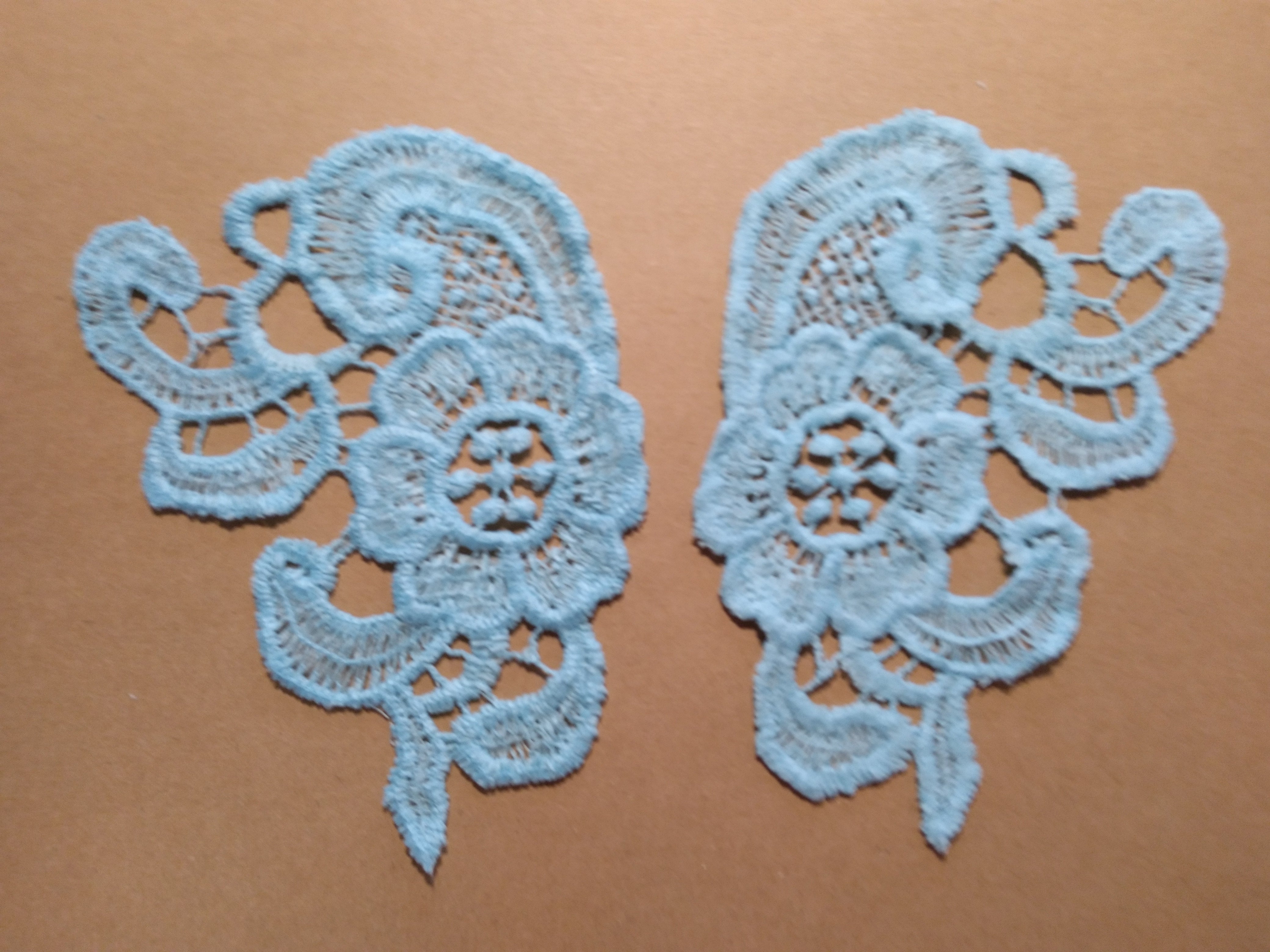 2-Piece Lace Applique in Teal-6