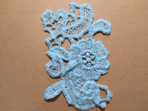 Single Lace Applique in Teal-3