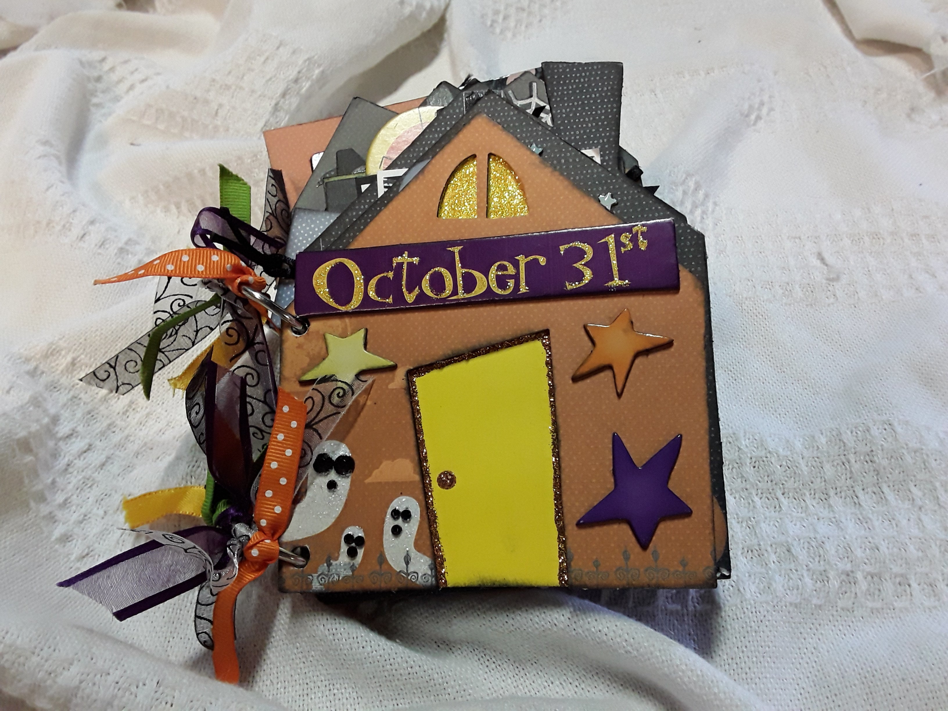 Halloween Chipboard Scrapbook