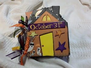 Halloween Chipboard Scrapbook
