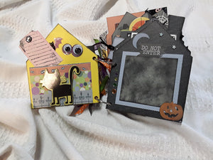 Halloween Chipboard Scrapbook