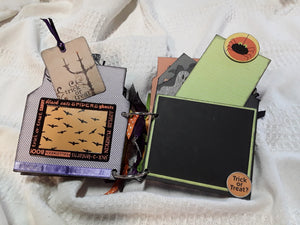 Halloween Chipboard Scrapbook