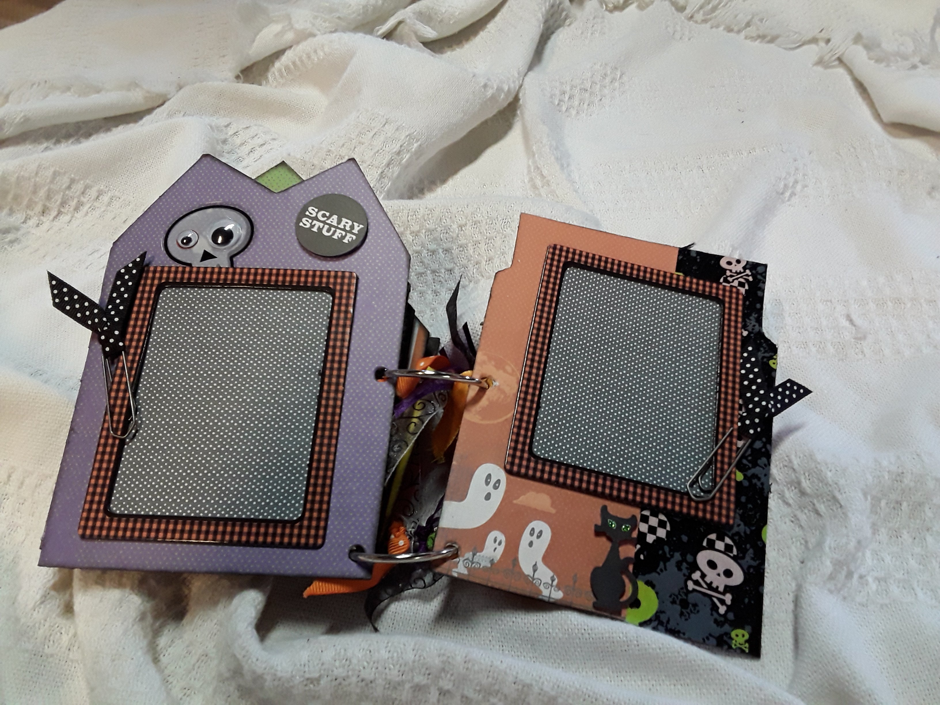 Halloween Chipboard Scrapbook