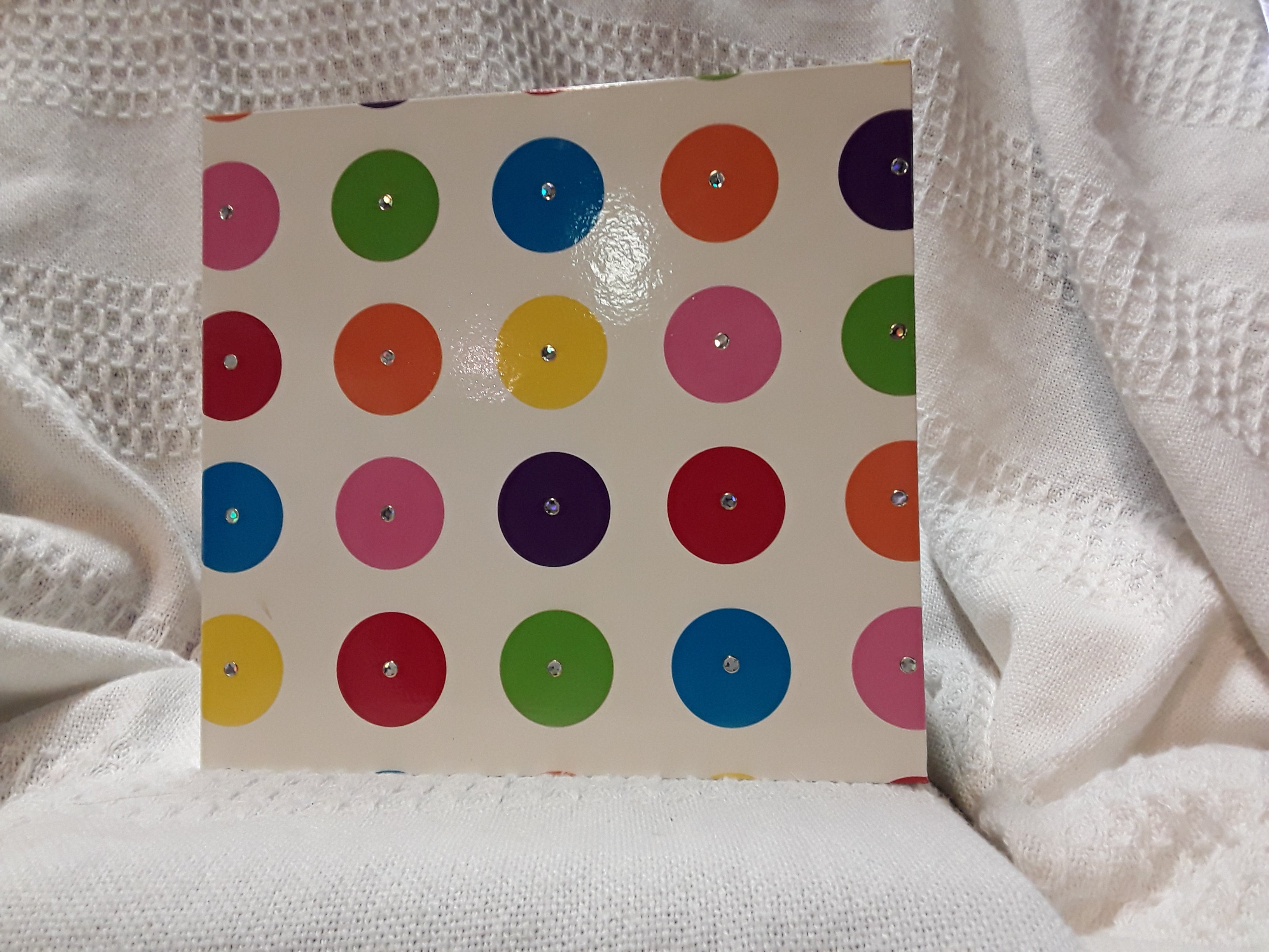 Colorful Circles Scrapbook