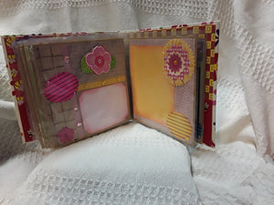 Colorful Flowers Scrapbook