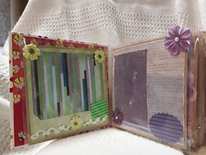 Colorful Flowers Scrapbook