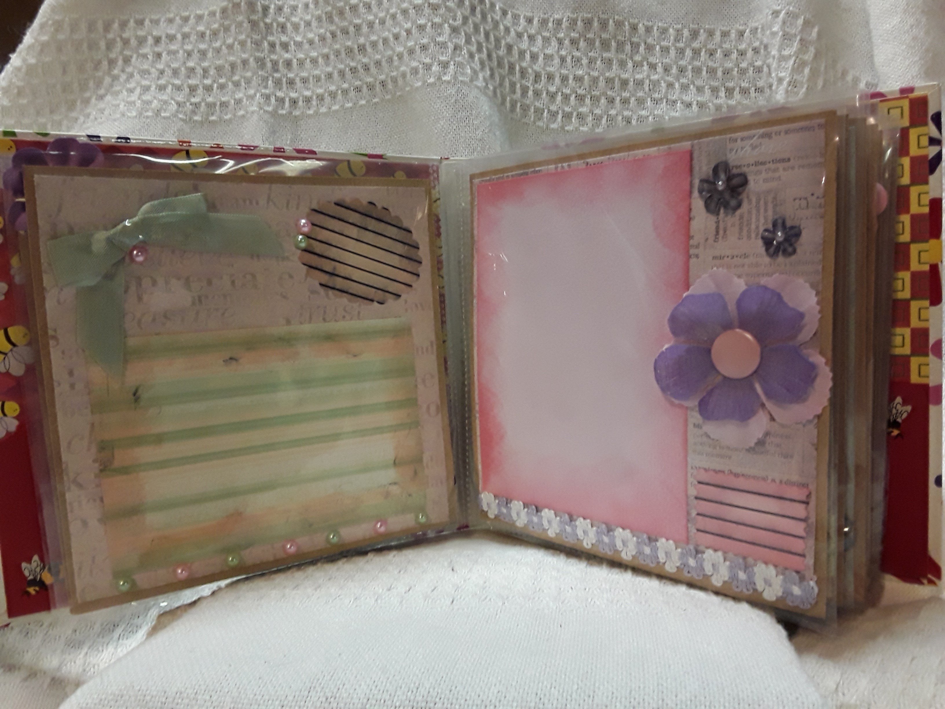 Colorful Flowers Scrapbook