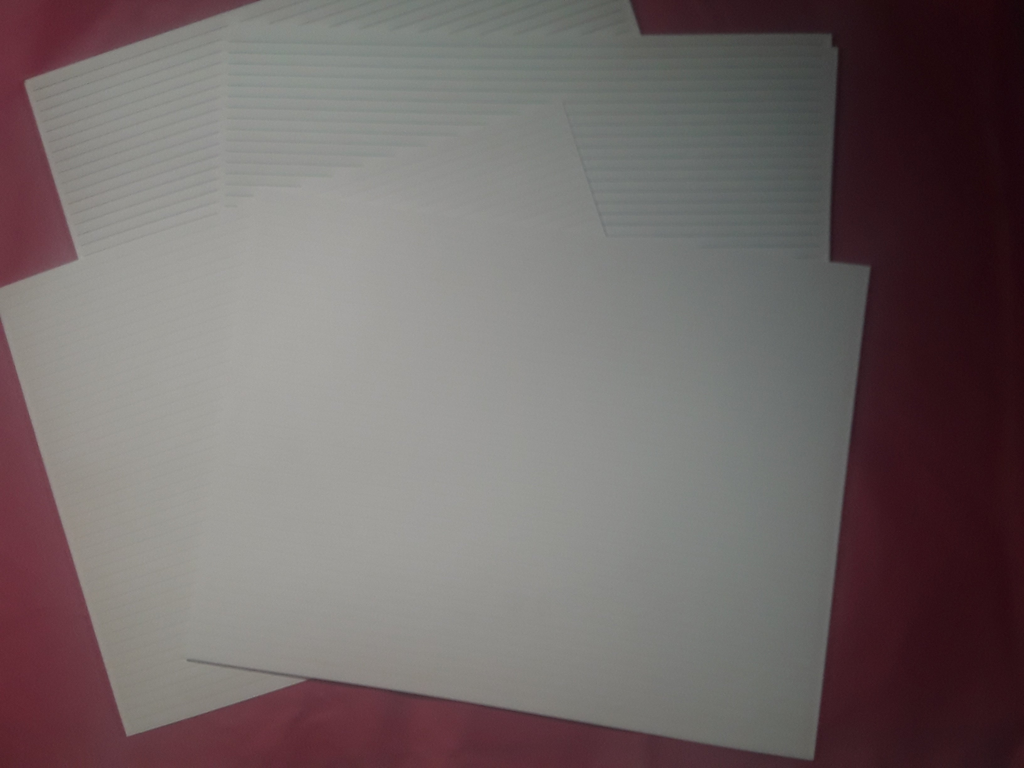 Full Page Lined Journal Sheets--Shades of Green