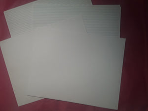 Full Page Lined Journal Sheets--Shades of Green