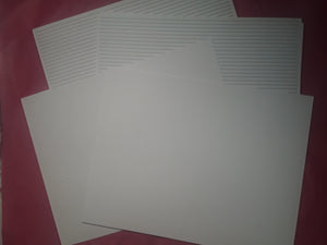 Full Page Lined Journal Sheets--Shades of Blue