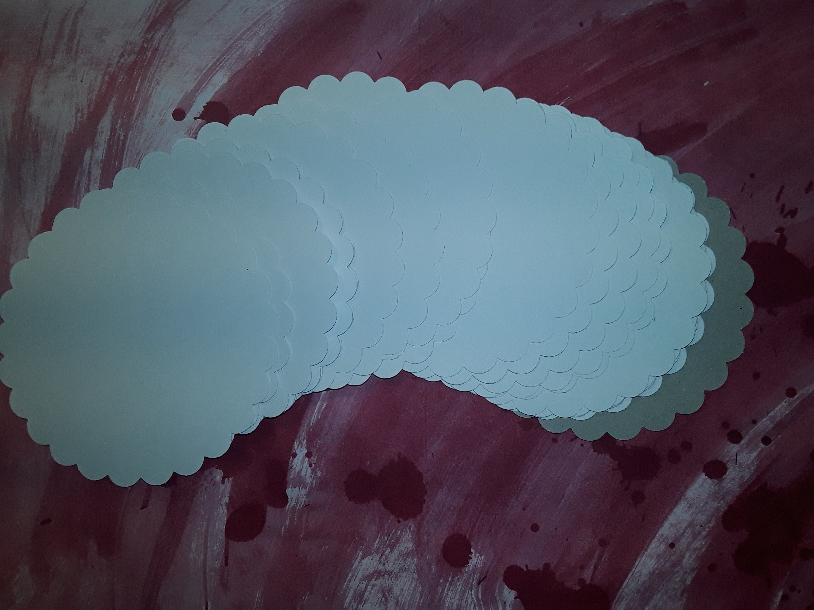 Round Scalloped Journal Cards