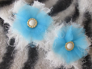 Cheesecloth and Tulle Flowers