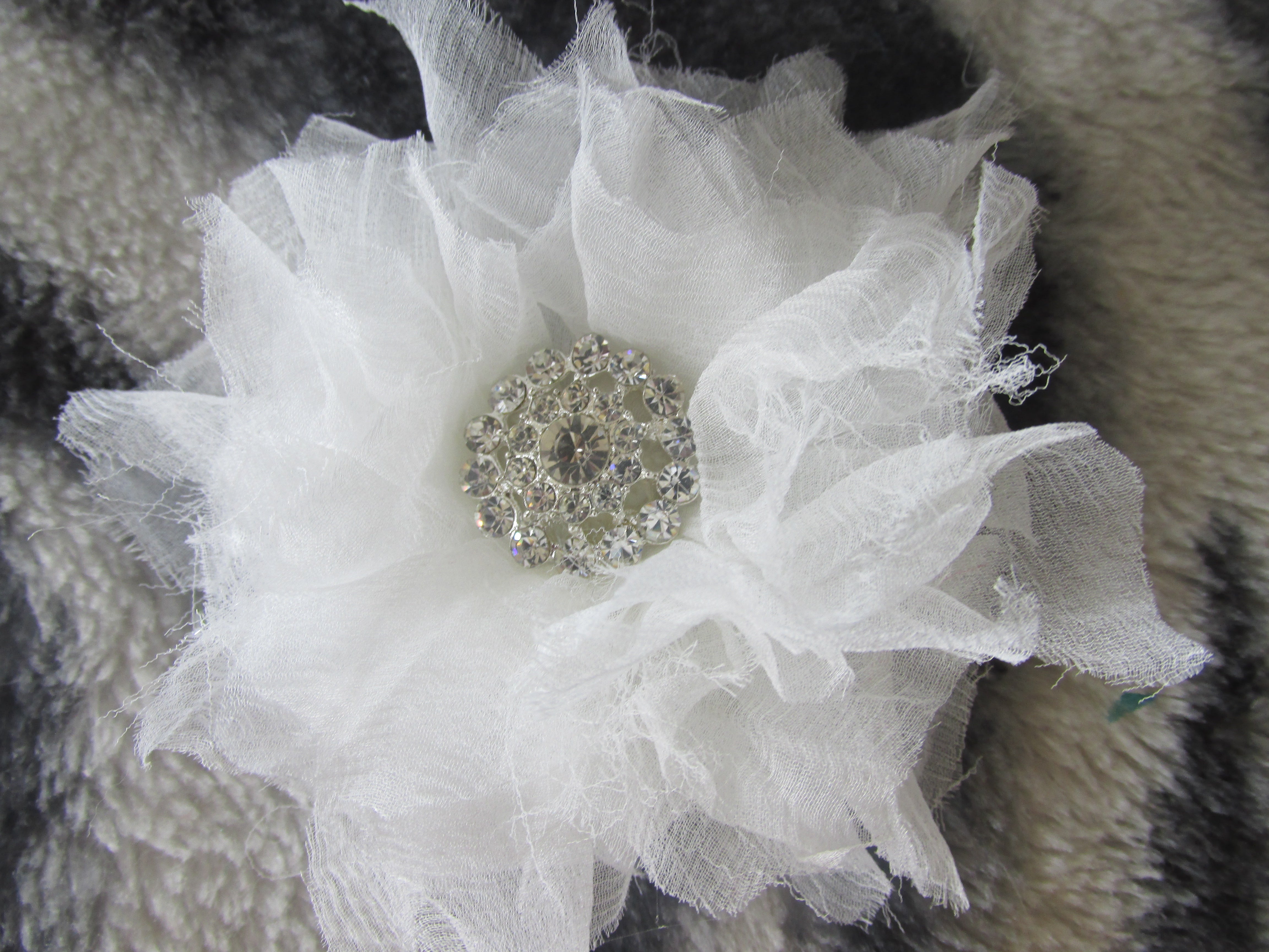 Fairy Wing Flower with Rhinestone