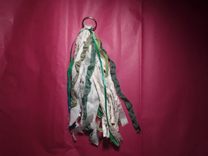 Scrapbook Spine Tassel in Green