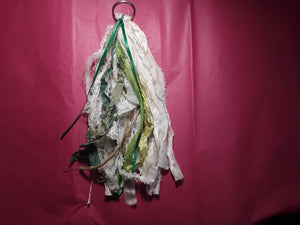 Scrapbook Spine Tassel in Green