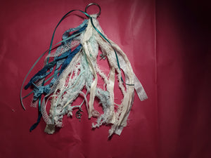 Scrapbook Spine Tassel in Teal