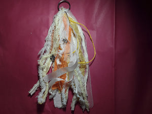 Scrapbook Spine Tassel in Yellow and Orange