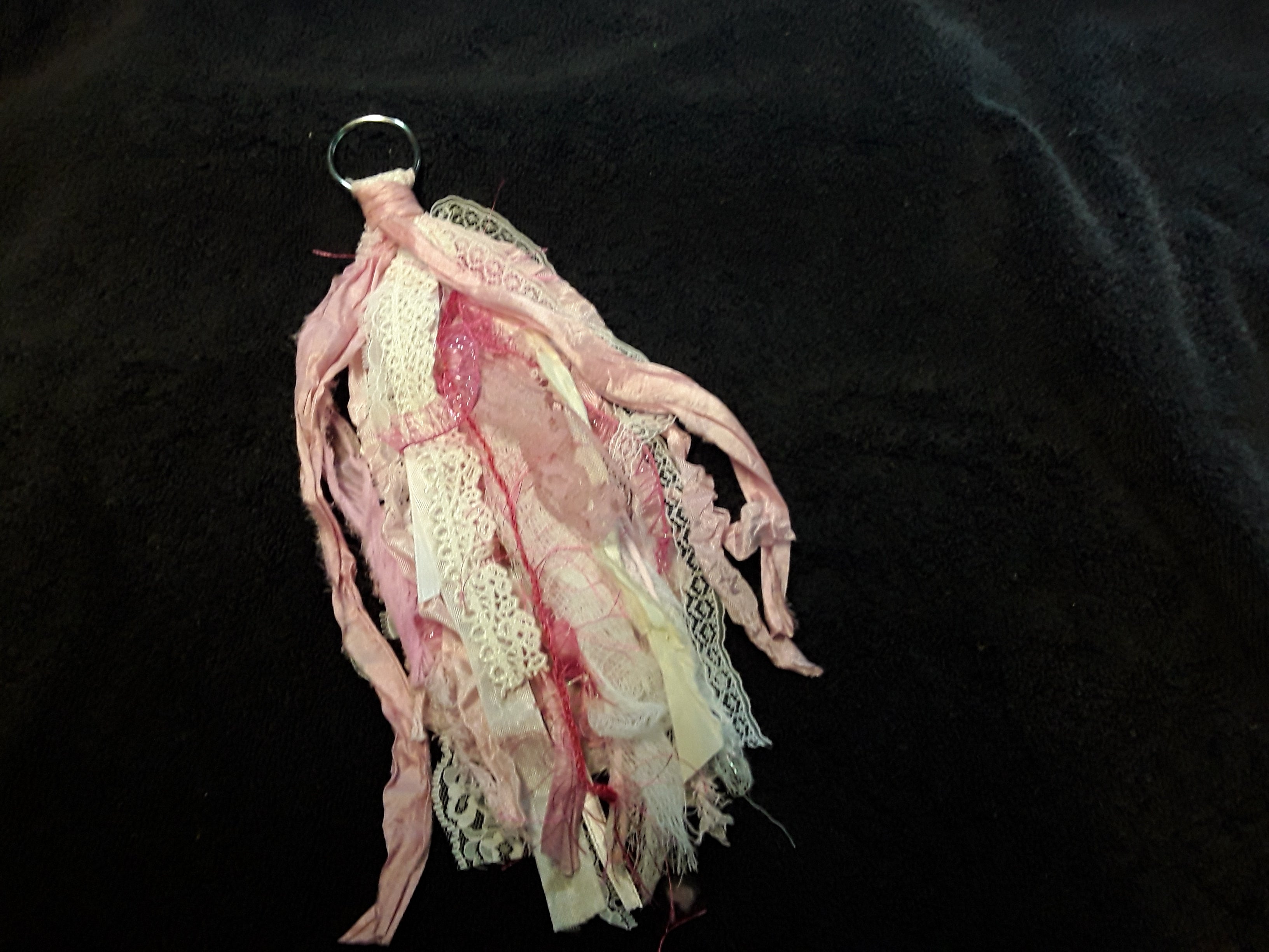 Scrapbook Spine Tassel in Pink
