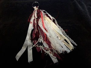 Scrapbook Spine Tassel in Red