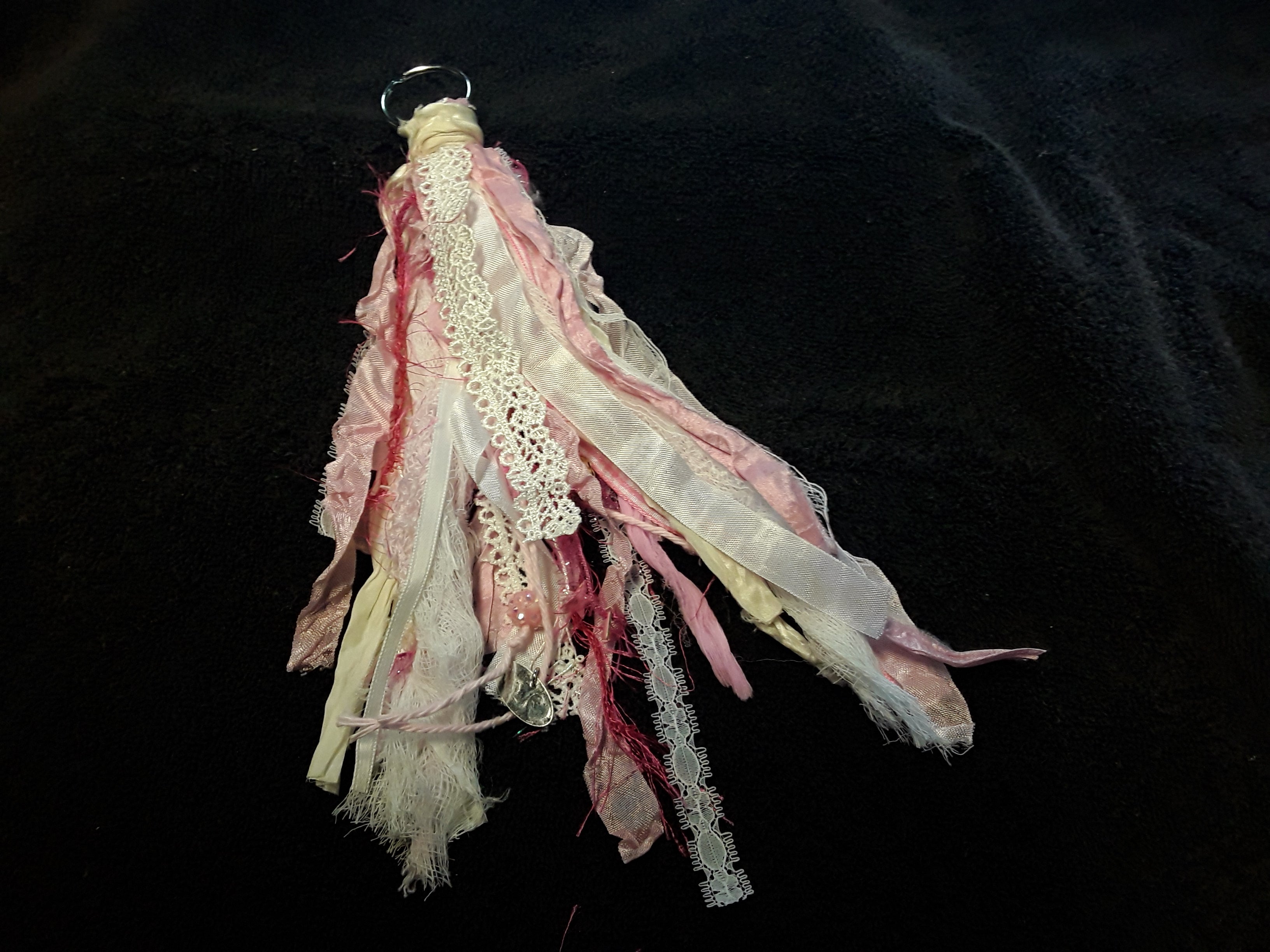 Scrapbook Spine Tassel in Pink