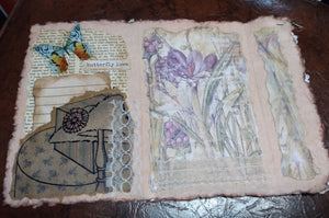 YouTube Video Project #11:  TriFold Insert Inspired by Roxy's Creation Challenge Week #52 in Purple/Blue
