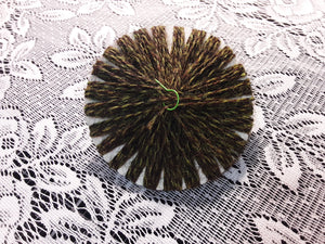 Fibers by the Yard--Vareigated Green